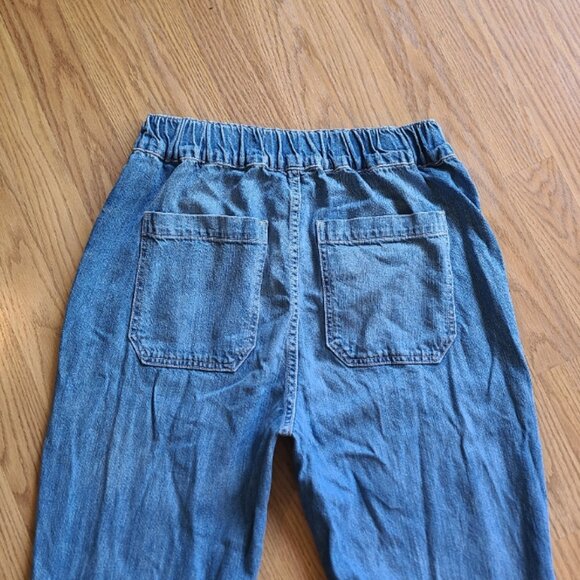 VERONICA BEARD ARYA STRAIGHT HIGH RISE CROP CARGO PANTS UTILITY ELASTIC WAIST 29 - Picture 5 of 8